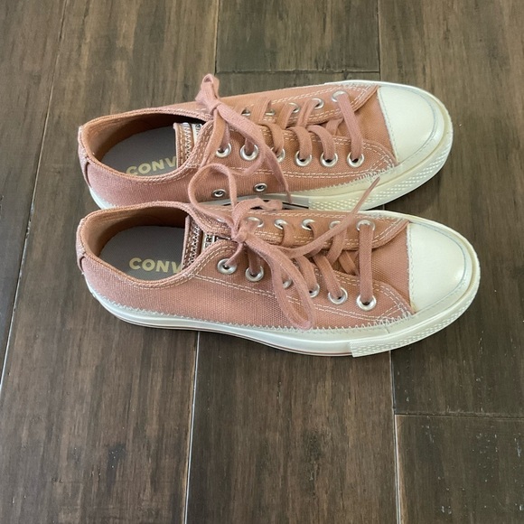Converse Mauve Chuck Taylor All Star Lift Platform Stitching Sneakers Size 5 - Picture 3 of 8